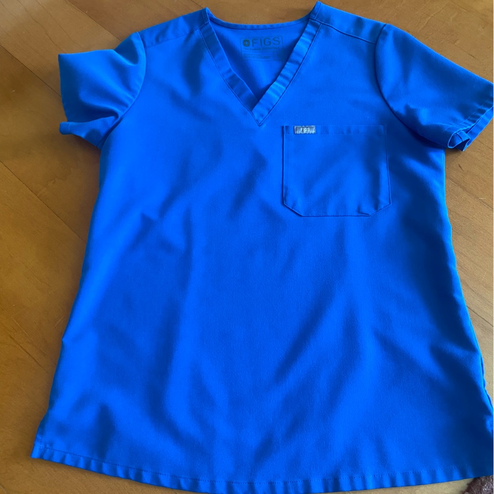FIGS Catrina top sz S Royal Blue